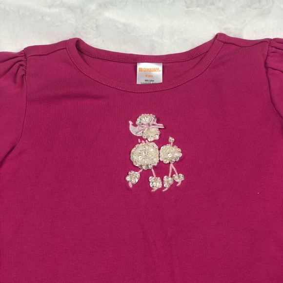 Gymboree Pink Sequin Poodle Shirt size 6 - Picture 3 of 8